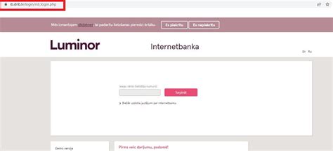 luminor.lv internetbanka.